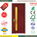 Simple Wood Door Wood Bedroom Door Machine PVC Door